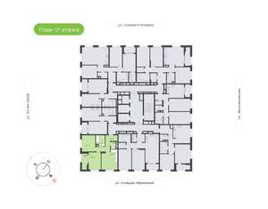 2-к квартира, вторичка, 59м2, 17/18 этаж