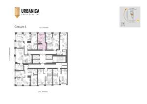 1-к квартира, вторичка, 23м2, 21/32 этаж