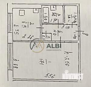 1-к квартира, вторичка, 33м2, 1/9 этаж