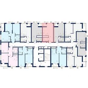 1-к квартира, вторичка, 24м2, 14/22 этаж