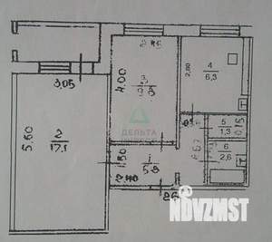 2-к квартира, вторичка, 43м2, 7/10 этаж