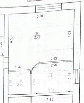 1-к квартира, вторичка, 35м2, 1/2 этаж