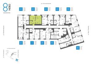 2-к квартира, вторичка, 42м2, 16/24 этаж