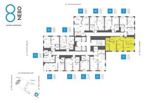 3-к квартира, вторичка, 75м2, 20/32 этаж