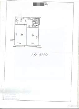 2-к квартира, вторичка, 46м2, 2/9 этаж
