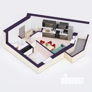 1-к квартира, вторичка, 34м2, 19/20 этаж