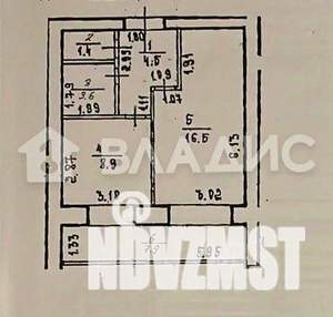 1-к квартира, вторичка, 43м2, 14/14 этаж