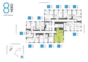 2-к квартира, вторичка, 57м2, 18/32 этаж
