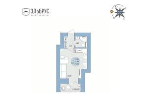 Студия квартира, вторичка, 24м2, 7/20 этаж