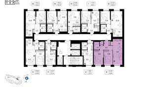 3-к квартира, вторичка, 65м2, 10/25 этаж