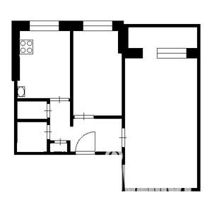 2-к квартира, вторичка, 45м2, 7/9 этаж