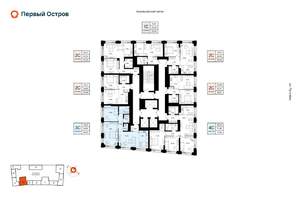 3-к квартира, вторичка, 64м2, 22/23 этаж