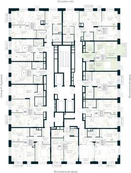 1-к квартира, вторичка, 47м2, 20/30 этаж