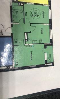 2-к квартира, вторичка, 56м2, 9/23 этаж