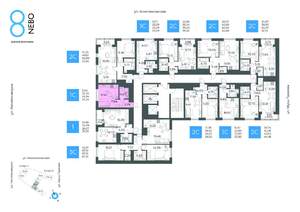 1-к квартира, вторичка, 25м2, 10/20 этаж