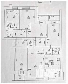 5-к квартира, вторичка, 122м2, 3/9 этаж