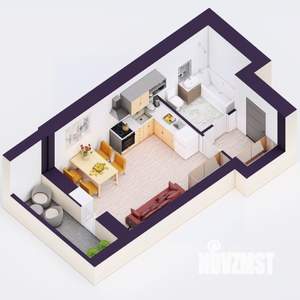 Студия квартира, вторичка, 28м2, 19/20 этаж