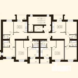 2-к квартира, вторичка, 64м2, 9/10 этаж