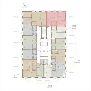 3-к квартира, вторичка, 65м2, 20/20 этаж