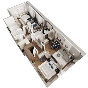 3-к квартира, вторичка, 89м2, 2/23 этаж