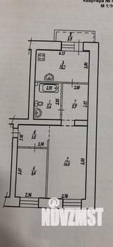 2-к квартира, вторичка, 50м2, 4/4 этаж