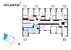 3-к квартира, вторичка, 59м2, 8/32 этаж