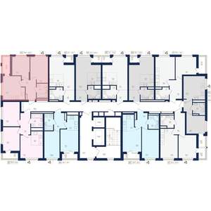 2-к квартира, вторичка, 43м2, 8/22 этаж