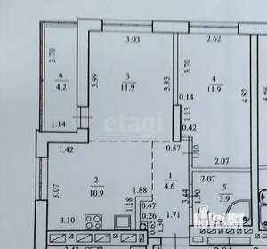 2-к квартира, вторичка, 45м2, 14/22 этаж