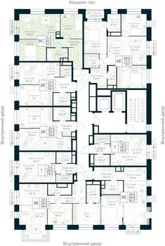 2-к квартира, вторичка, 51м2, 7/15 этаж