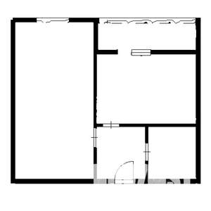 1-к квартира, вторичка, 40м2, 6/9 этаж