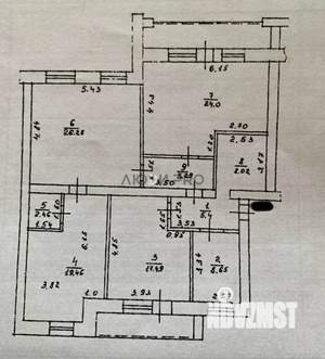 3-к квартира, вторичка, 117м2, 3/9 этаж