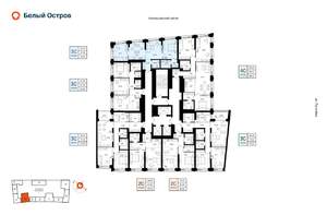 3-к квартира, вторичка, 57м2, 6/23 этаж