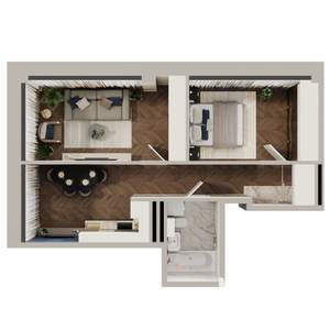 2-к квартира, вторичка, 54м2, 3/5 этаж