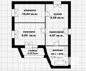 2-к квартира, вторичка, 35м2, 17/27 этаж