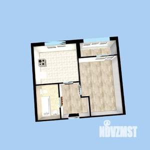 1-к квартира, вторичка, 37м2, 9/10 этаж