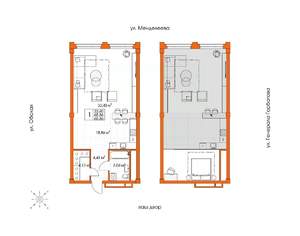 1-к квартира, строящийся дом, 66м2, 3/5 этаж
