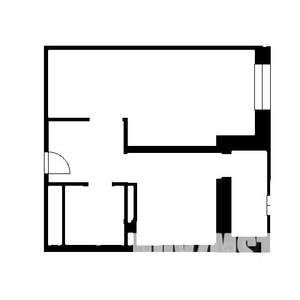 1-к квартира, вторичка, 35м2, 7/25 этаж