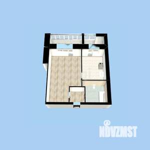 1-к квартира, вторичка, 42м2, 3/9 этаж