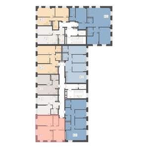 2-к квартира, вторичка, 67м2, 4/5 этаж