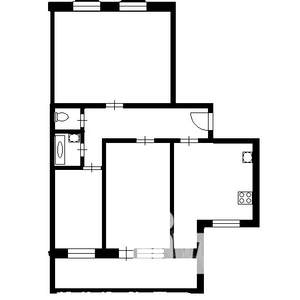 3-к квартира, вторичка, 78м2, 6/9 этаж