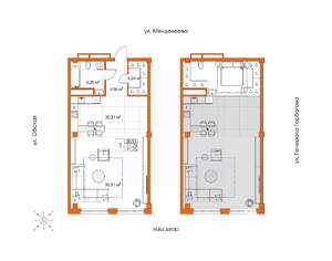 1-к квартира, строящийся дом, 71м2, 3/5 этаж