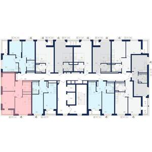 3-к квартира, вторичка, 45м2, 2/22 этаж