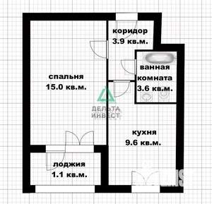 1-к квартира, вторичка, 33м2, 4/5 этаж
