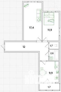 Фото квартиры на продажу (1)