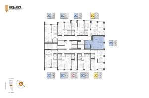 2-к квартира, вторичка, 51м2, 15/32 этаж