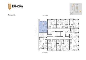 2-к квартира, вторичка, 56м2, 18/32 этаж