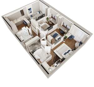 3-к квартира, вторичка, 86м2, 7/18 этаж