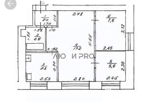 2-к квартира, вторичка, 41м2, 5/5 этаж