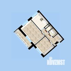 2-к квартира, вторичка, 52м2, 11/18 этаж