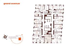 2-к квартира, вторичка, 49м2, 19/32 этаж